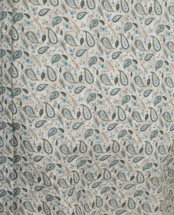 Suitable overhemd paisley groen | Slim-fit