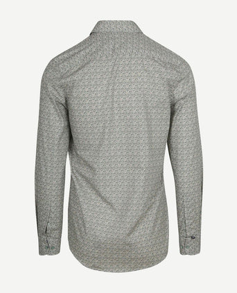 Overhemd paisley groen