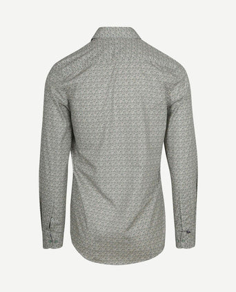 Overhemd paisley groen