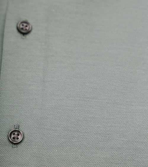 Suitable overhemd pique groen | Slim-fit