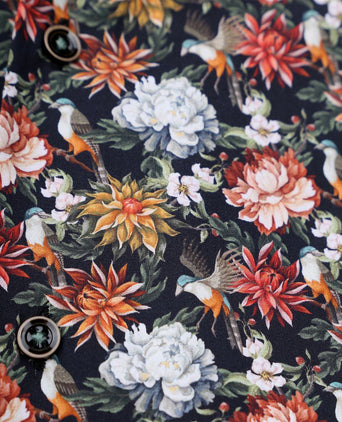 Suitable overhemd print multicolour 267-13 | Slim-fit