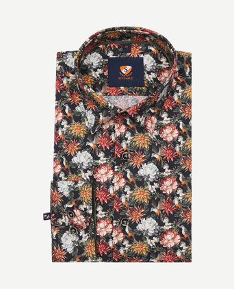 Overhemd print multicolour 267-13