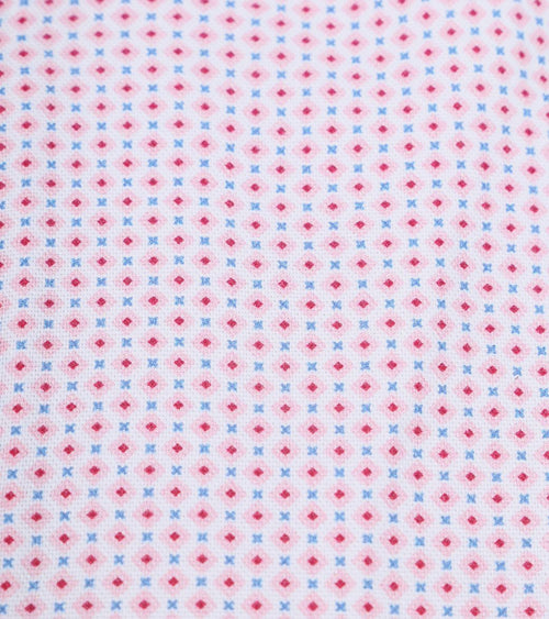 Suitable overhemd print roze | Slim-fit