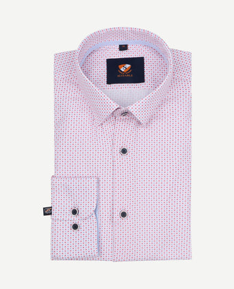 Overhemd print roze