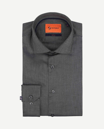 Overhemd roy Oxford antraciet
