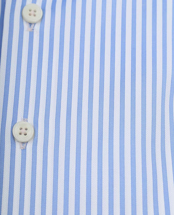 Suitable overhemd streep blauw | Slim-fit