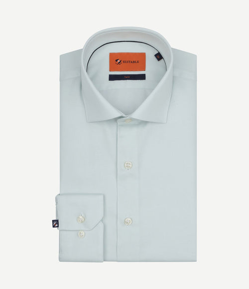 Overhemd twill groen