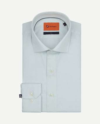 Overhemd twill groen