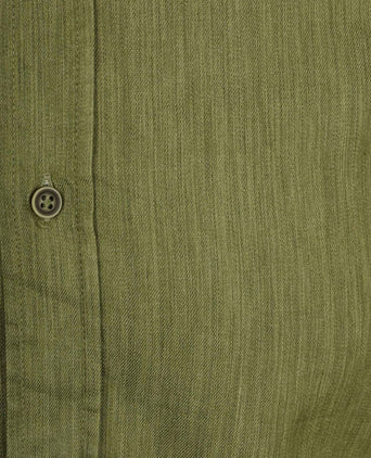 Suitable overhemd washed groen | Slim-fit