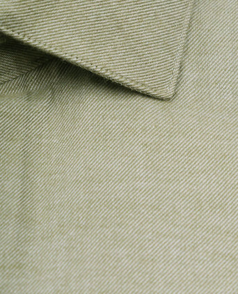 Suitable overhemd widespread flanel groen | Slim-fit