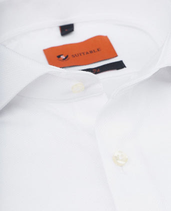 Suitable overhemd wit 182 | Slim-fit
