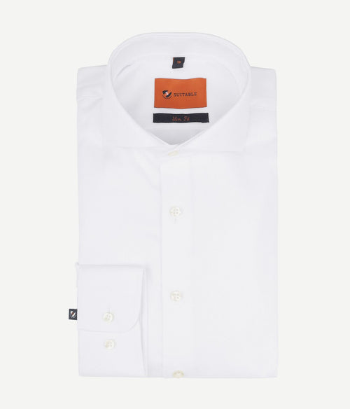 Suitable overhemd wit 182 | Slim-fit