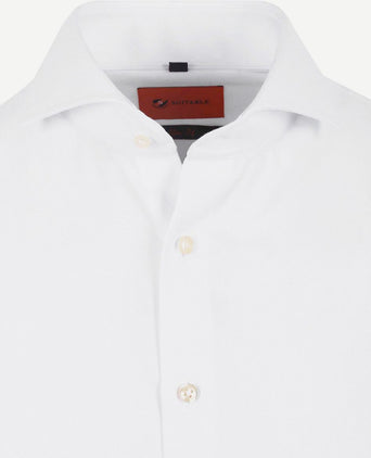 Suitable overhemd wit 182 | Slim-fit