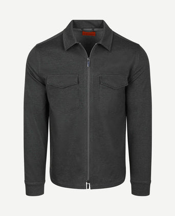 Overshirt Billy houndstooth forest