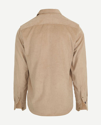 Suitable overshirt corduroy kaki