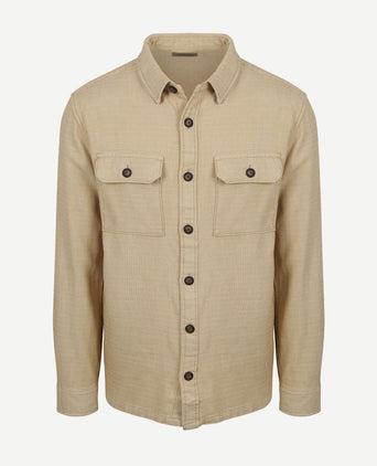 Overshirt structure beige