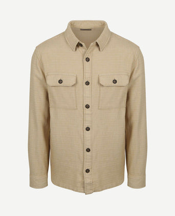 Overshirt structure beige