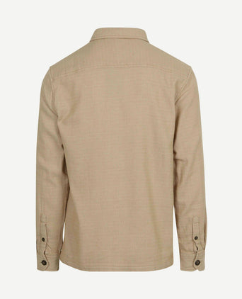 Overshirt structure beige
