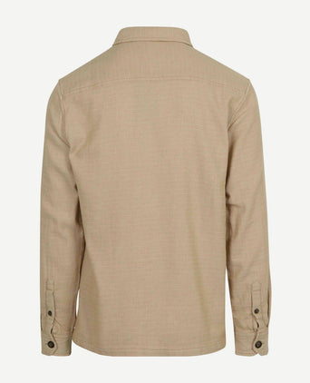 Overshirt structure beige