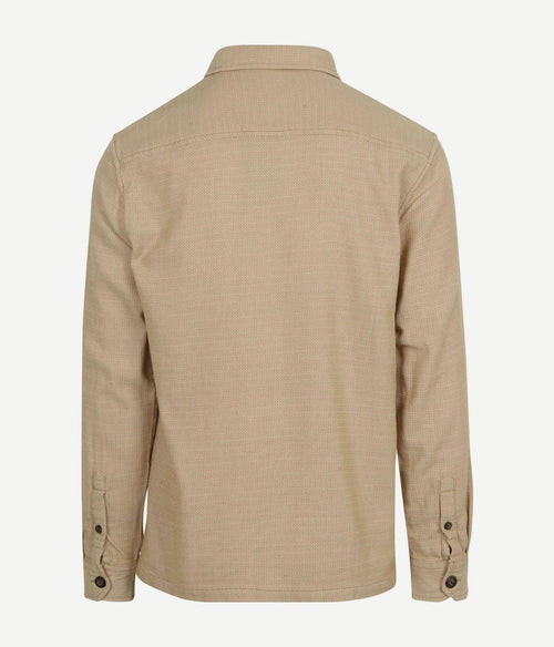 Overshirt structure beige