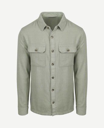 Overshirt structure groen