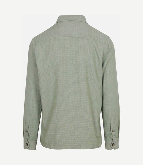 Overshirt structure groen