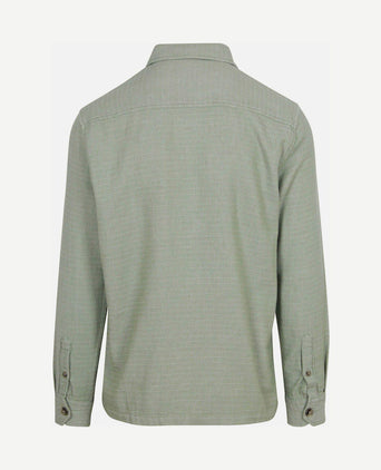 Overshirt structure groen