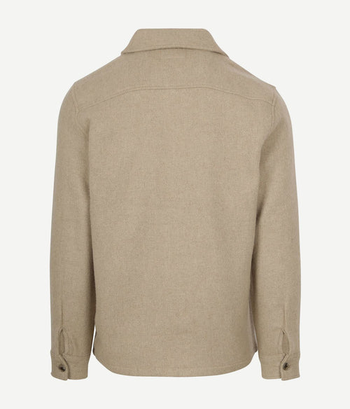Suitable overshirt wool blend beige | Regular-fit