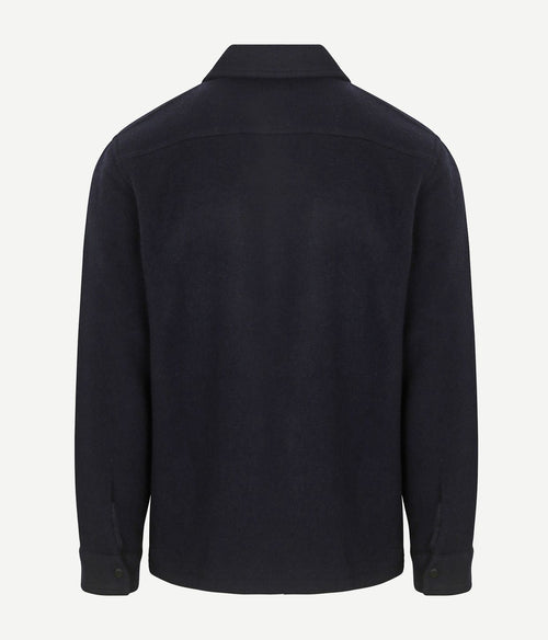 Suitable overshirt wool blend donkerblauw | Regular-fit