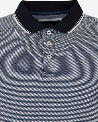 Suitable Oxford polo donkerblauw