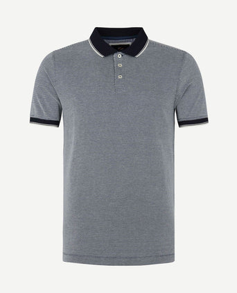 Oxford polo donkerblauw