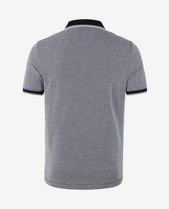 Oxford polo donkerblauw