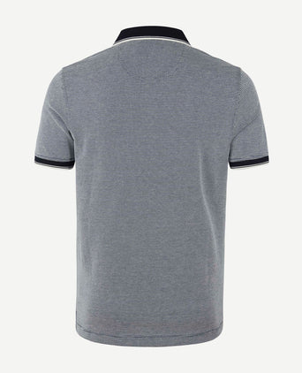 Oxford polo donkerblauw