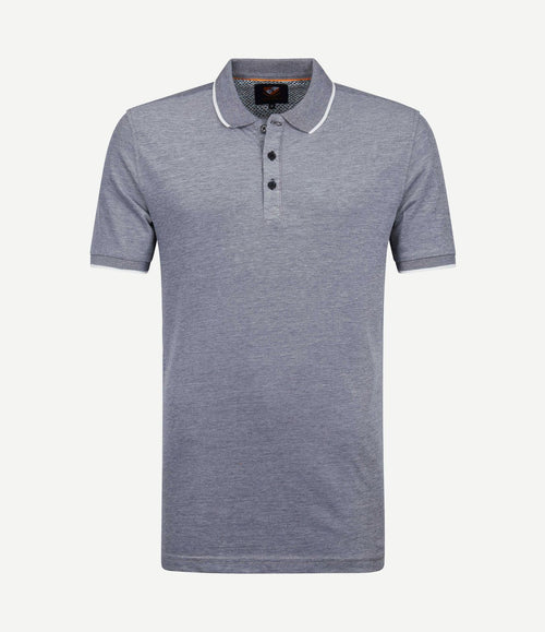Oxford polo grijs
