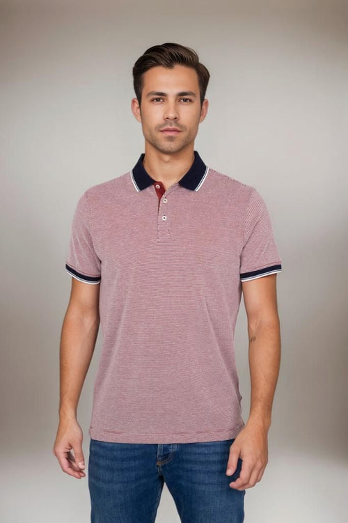 Suitable Oxford polo rood