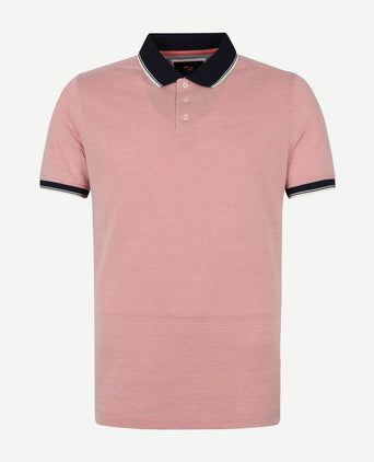 Suitable Oxford polo roze