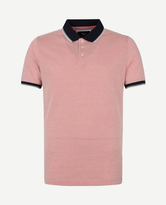 Oxford polo roze