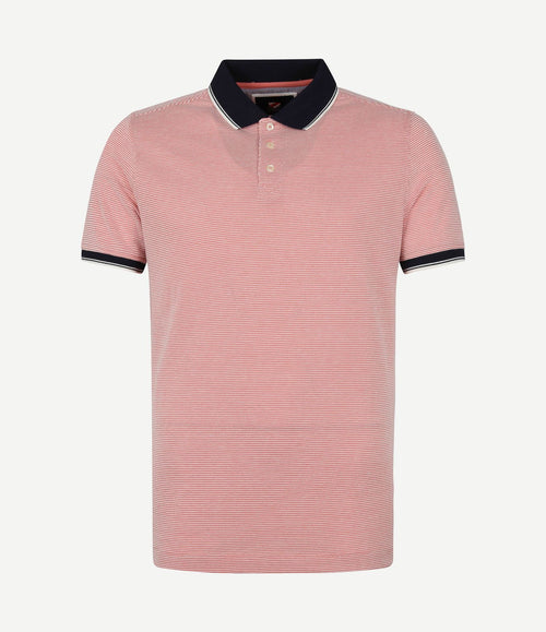 Oxford polo roze