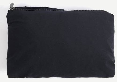 Suitable packable jas long tech donkerblauw