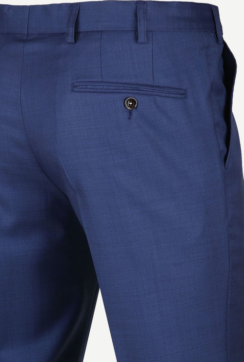Suitable pantalon evans wol blauw