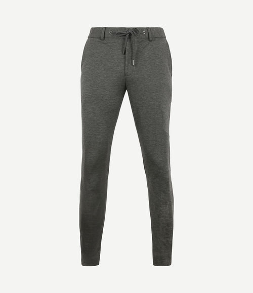 Pantalon jersey antraciet
