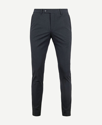 Suitable base pantalon donkerblauw | Slim-fit