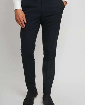 Suitable base pantalon donkerblauw | Slim-fit