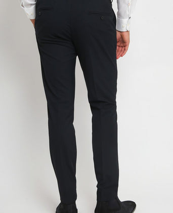 Suitable base pantalon donkerblauw | Slim-fit