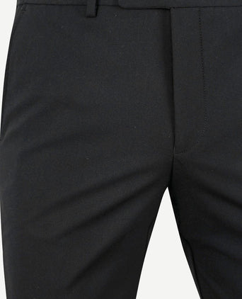 Suitable base pantalon zwart | Slim-fit