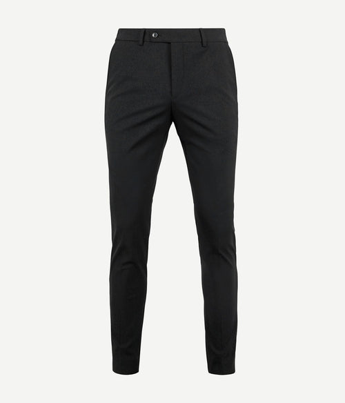 Suitable base pantalon zwart | Slim-fit