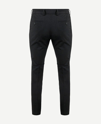 Suitable base pantalon zwart | Slim-fit