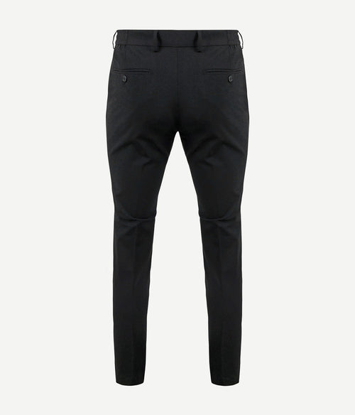 Suitable base pantalon zwart | Slim-fit