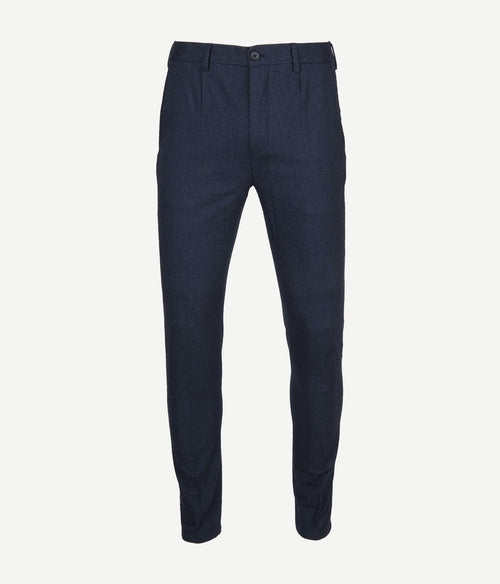Suitable pantalon travis donkerblauw