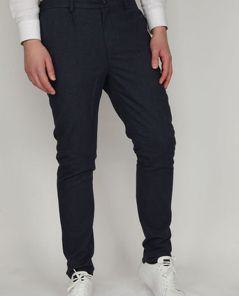 Suitable pantalon travis donkerblauw